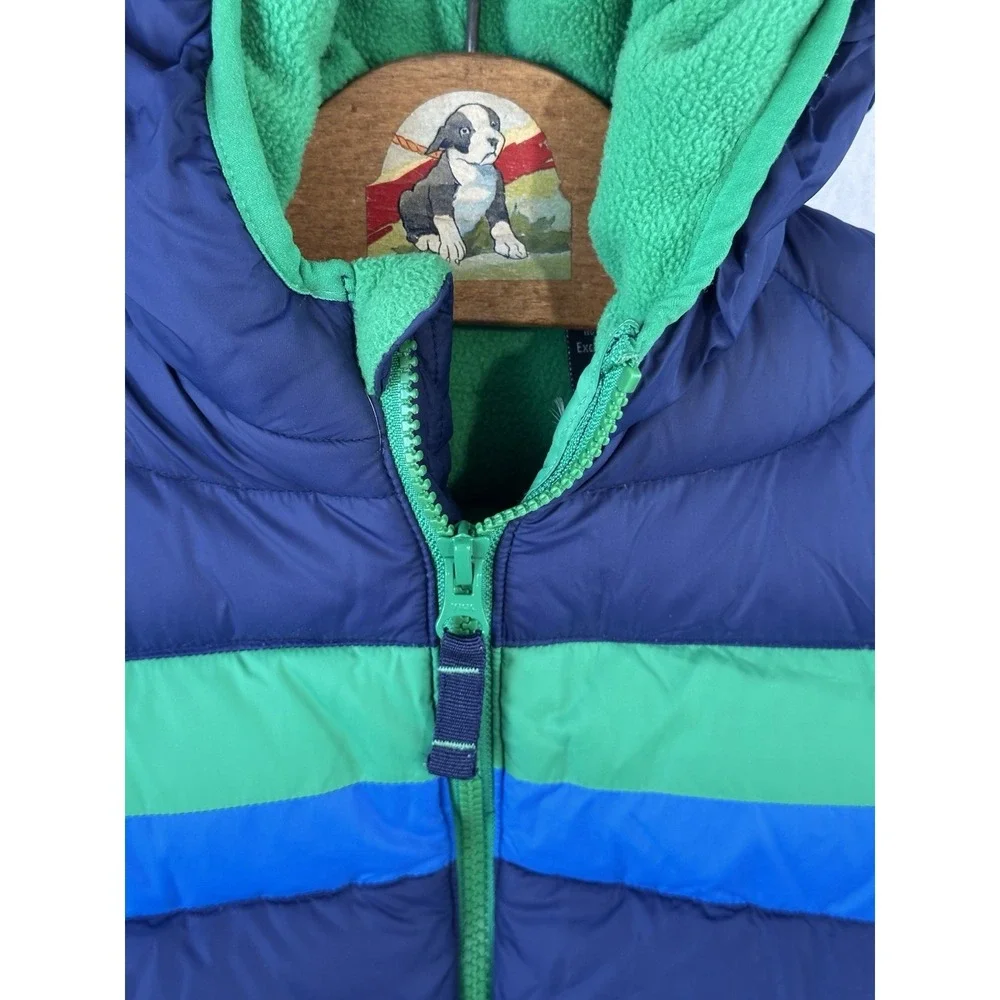 Snozu Down Hooded Kid's Toddler Jacket Sz 2T Colorful
